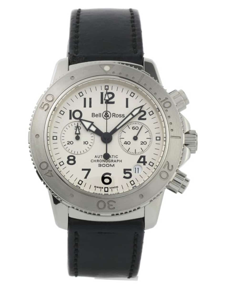 Pre Owned Bell and Ross Classic Collection Diver 300 White Watch